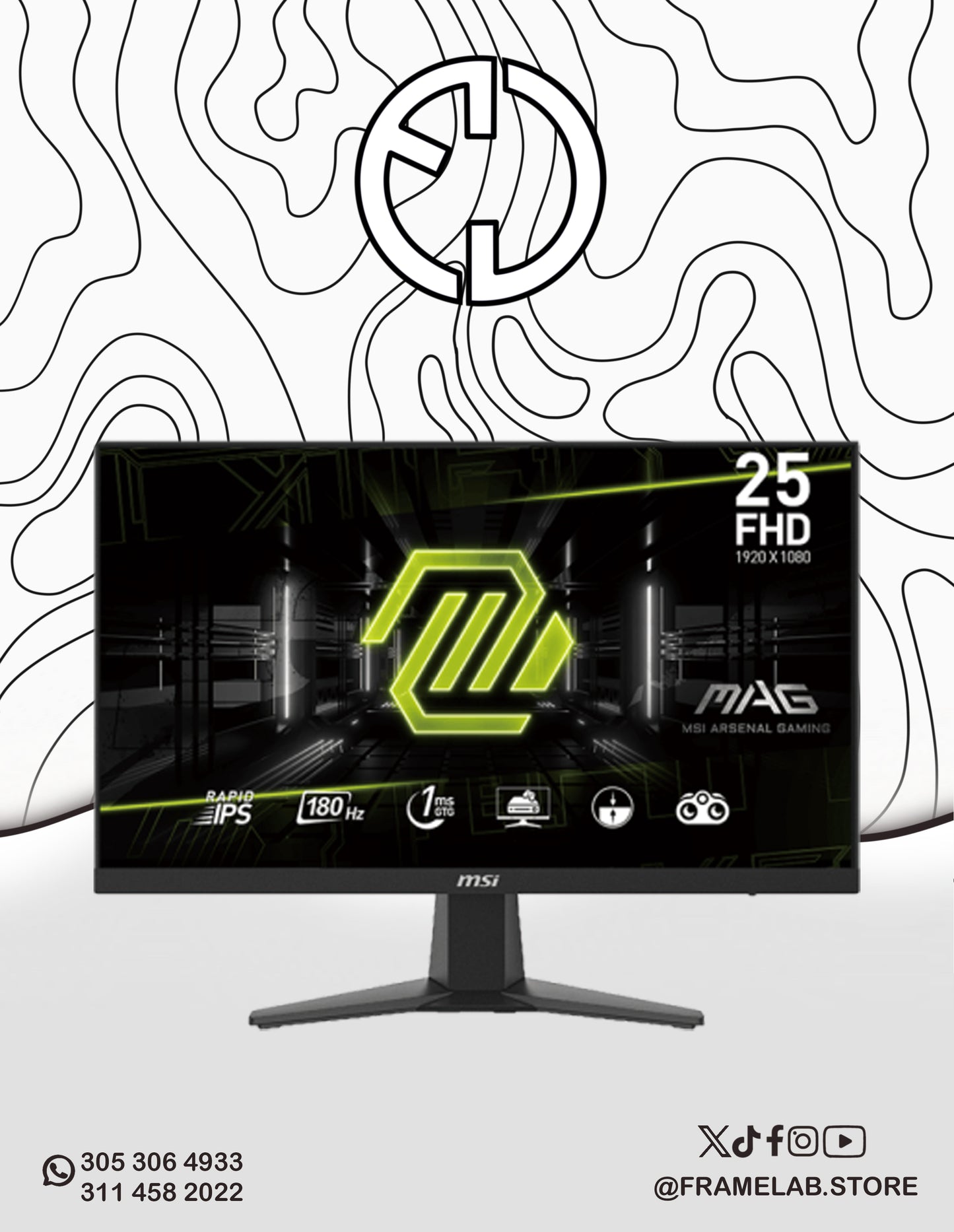 MSI 180HZ IPS G256F