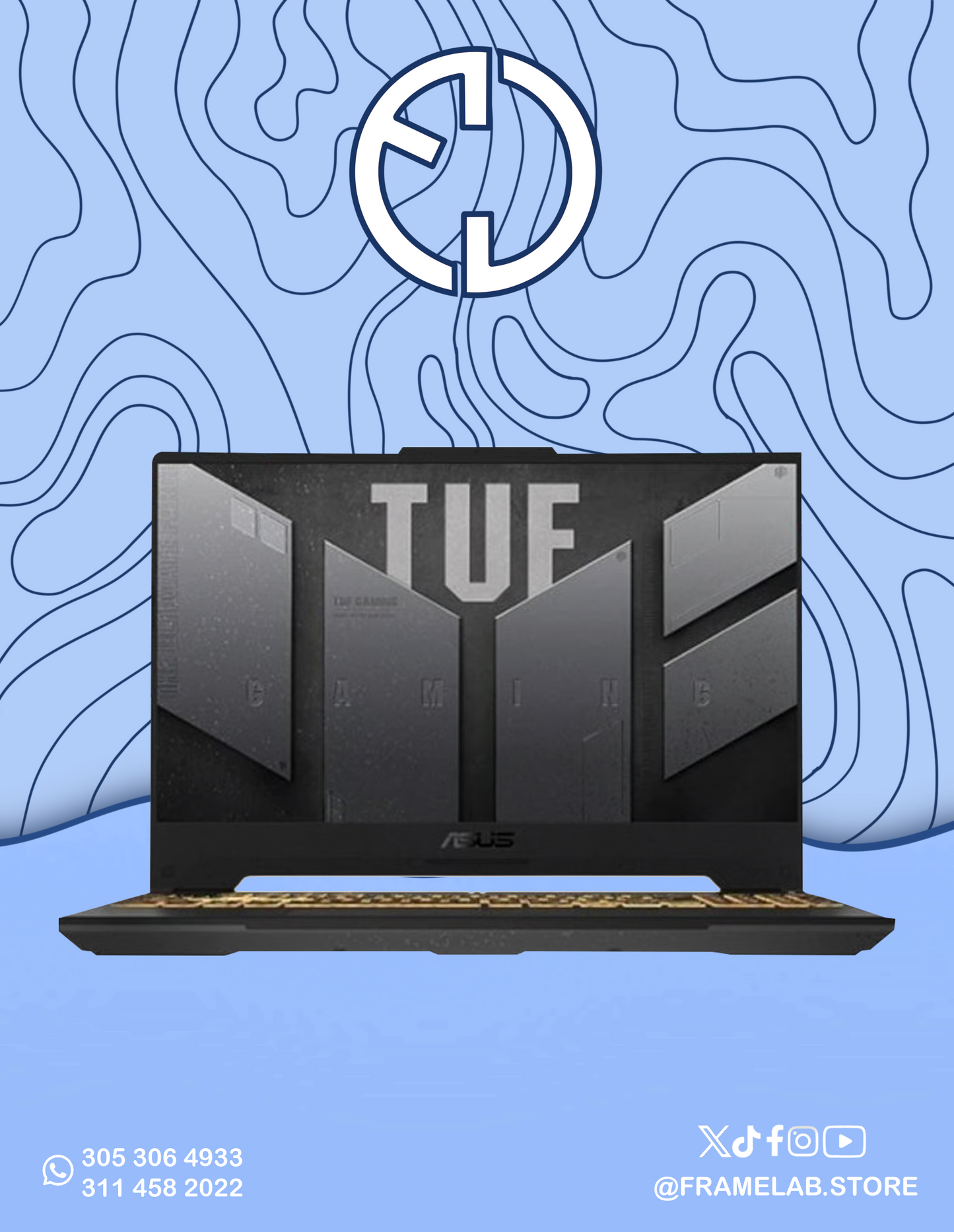 ASUS TUF FX507W-LP142 - CORE I7 13620H - RTX 4060 8GB