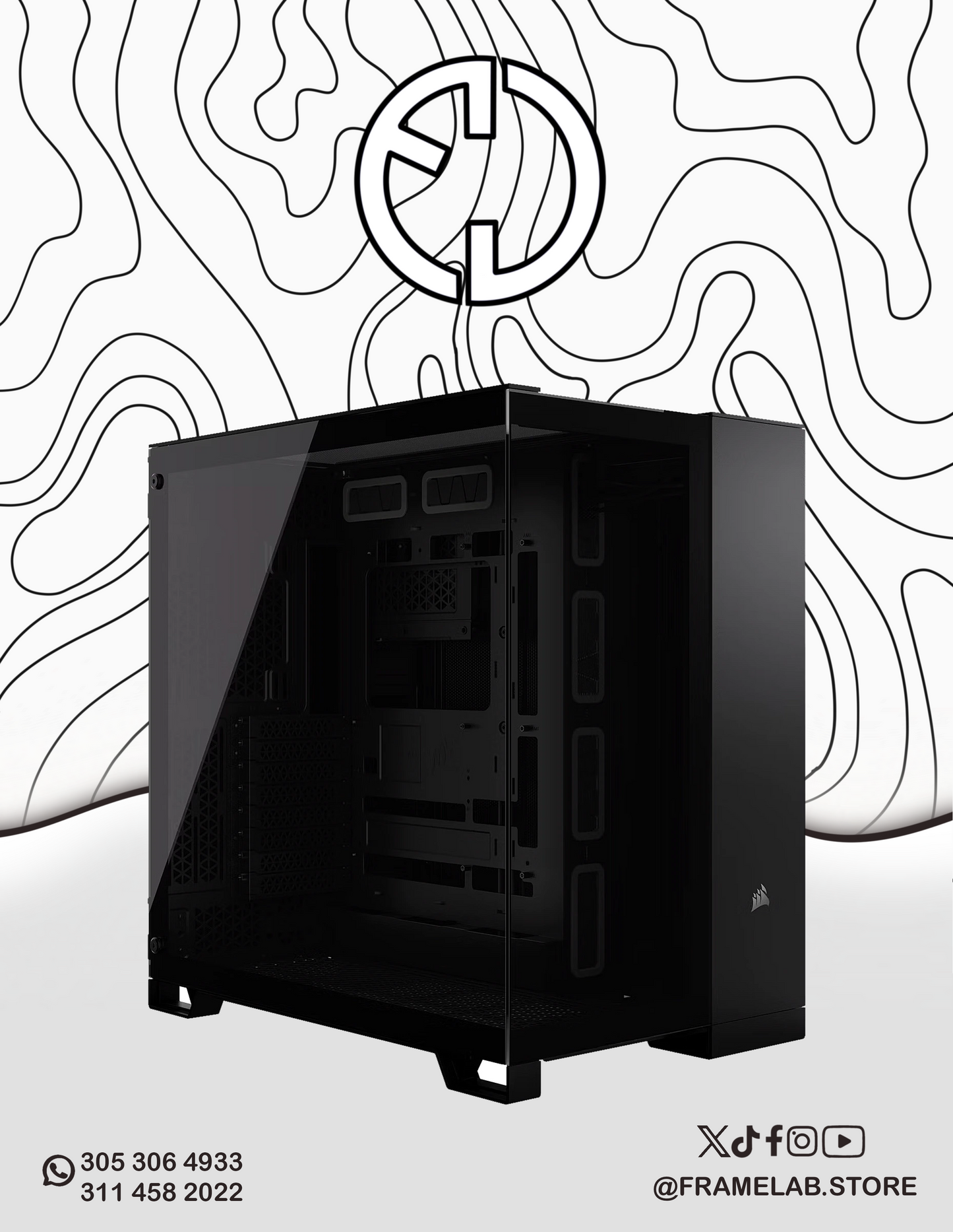 CORSAIR 6500X MID-TOWER, BLACK