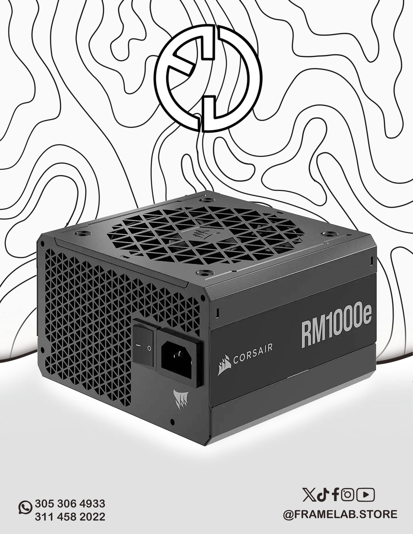 CORSAIR RM1000E GOLD FULL MODULAR