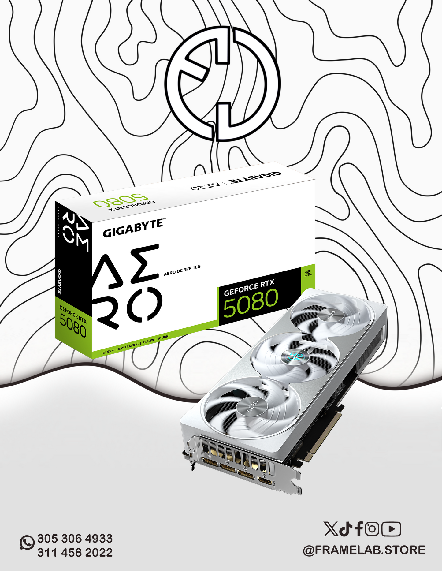 GIGABYTE RTX™ 5080 AERO OC SFF 16G