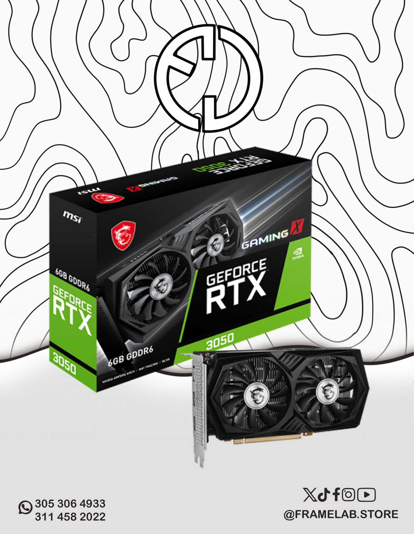 RTX 3050 GAMING X 6GB
