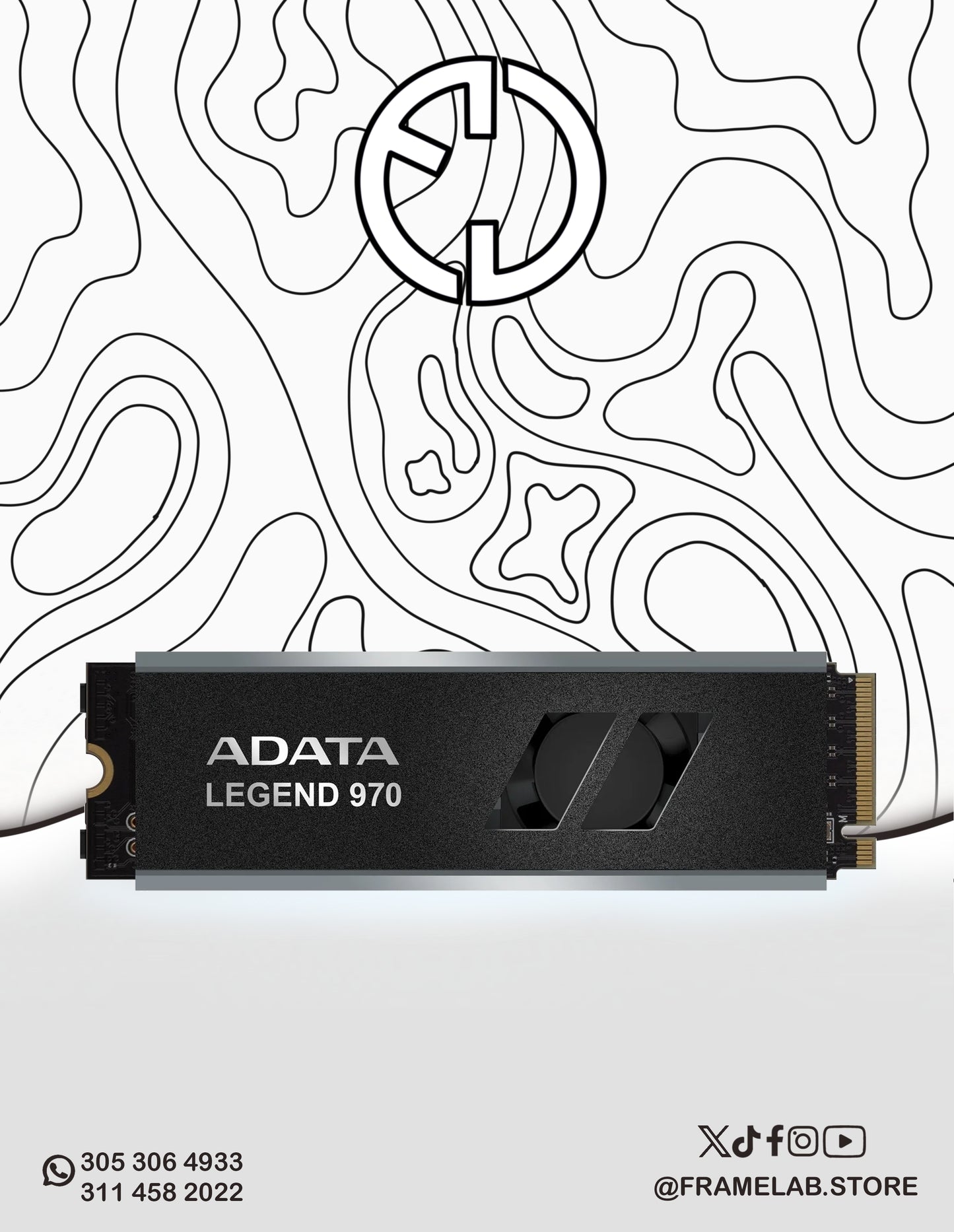 SSD ADATA LEGEND 970 2TB PCIE GEN5 X4 M.2 10.000 MB/S