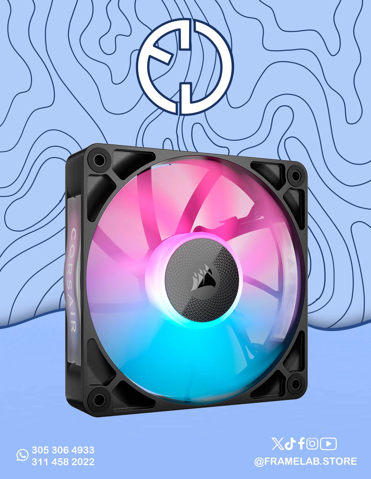 VENTILADOR CORSAIR ICUE LINK RX120 RGB 120MM RGB FAN
