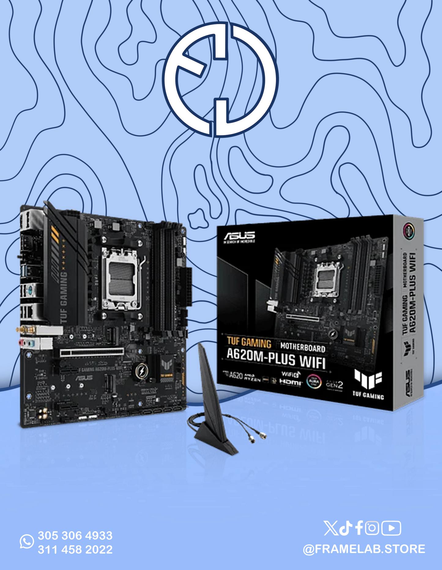 ASUS TUF GAMING A620M-PLUS WIFI