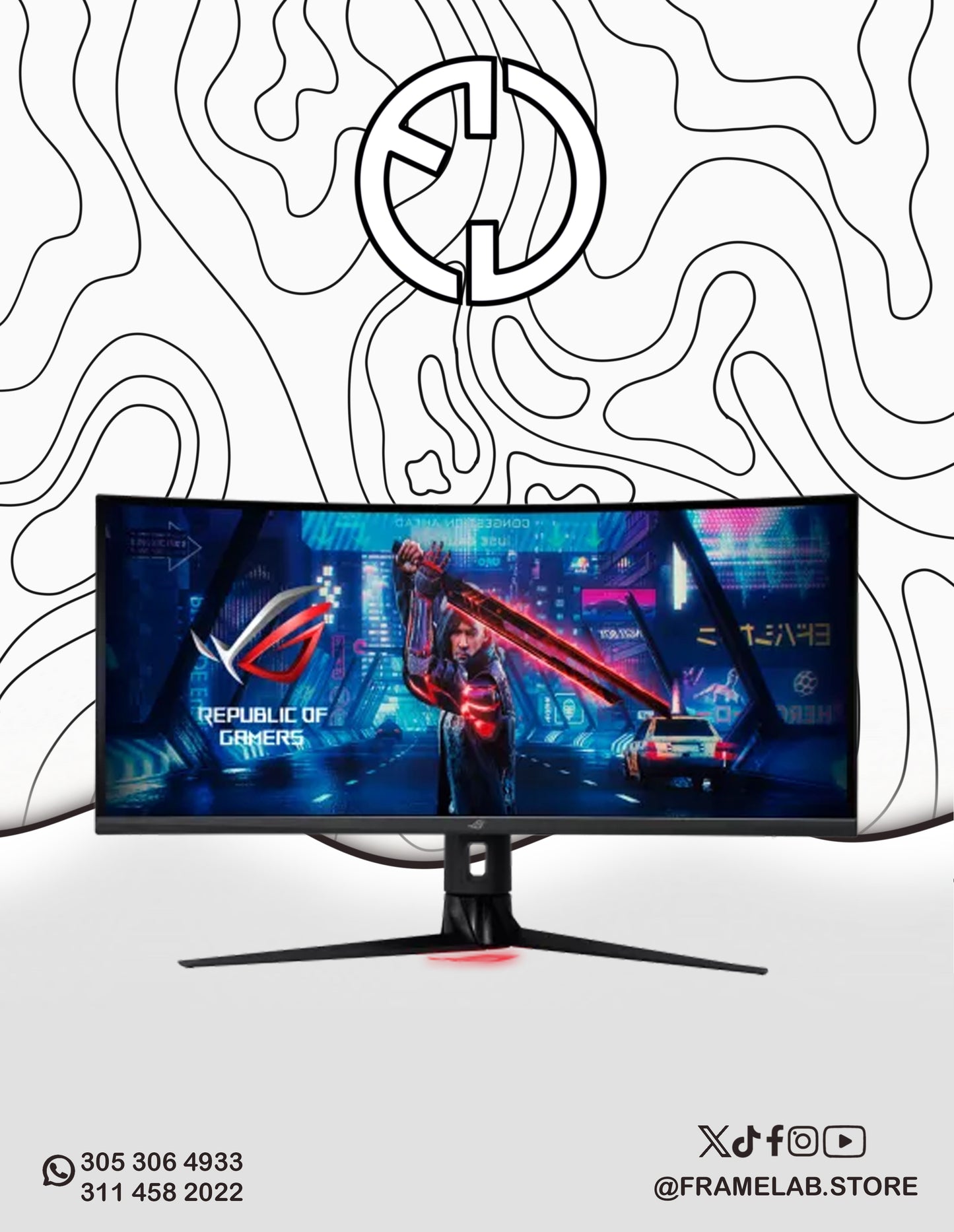 ASUS ROG STRIX XG349C 180 HZ 1MS