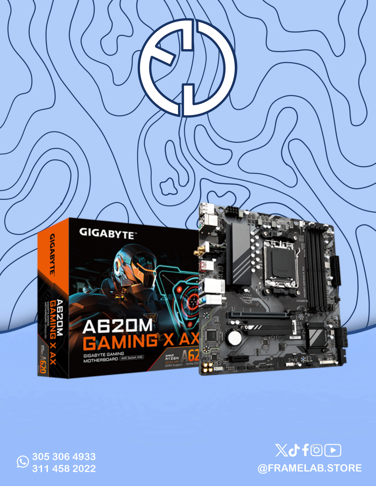 GIGABYTE A620M GAMING X