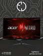 ACER NITRO 27" ED270 CURVO 240HZ, 1MS
