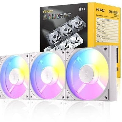 VENTILADOR ANTEC C120 ARGB 3PK WHITE