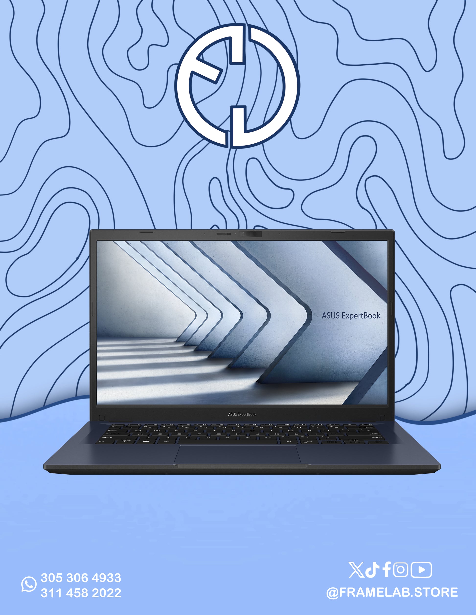 ASUS EXPERTBOOK - INTEL CORE I5 1335U - 8GB DDR4