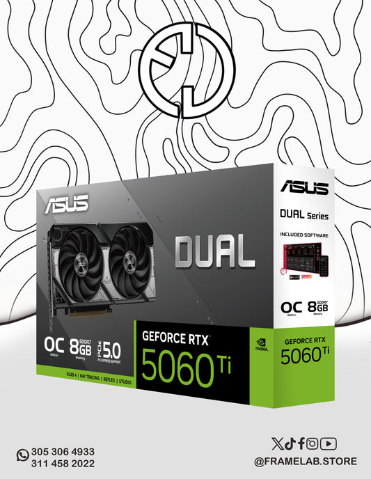 ASUS RTX 5060TI 8GB DUAL OC D7
