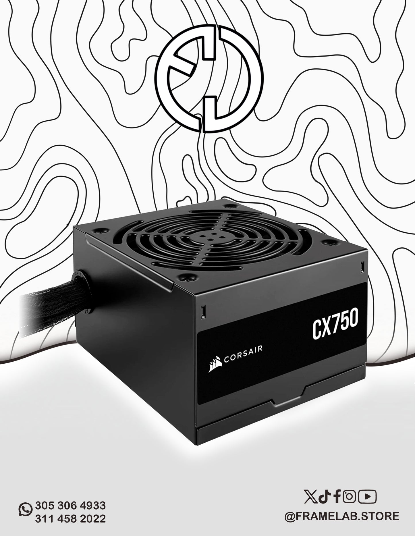 CORSAIR CX750 80 PLUS BRONZE