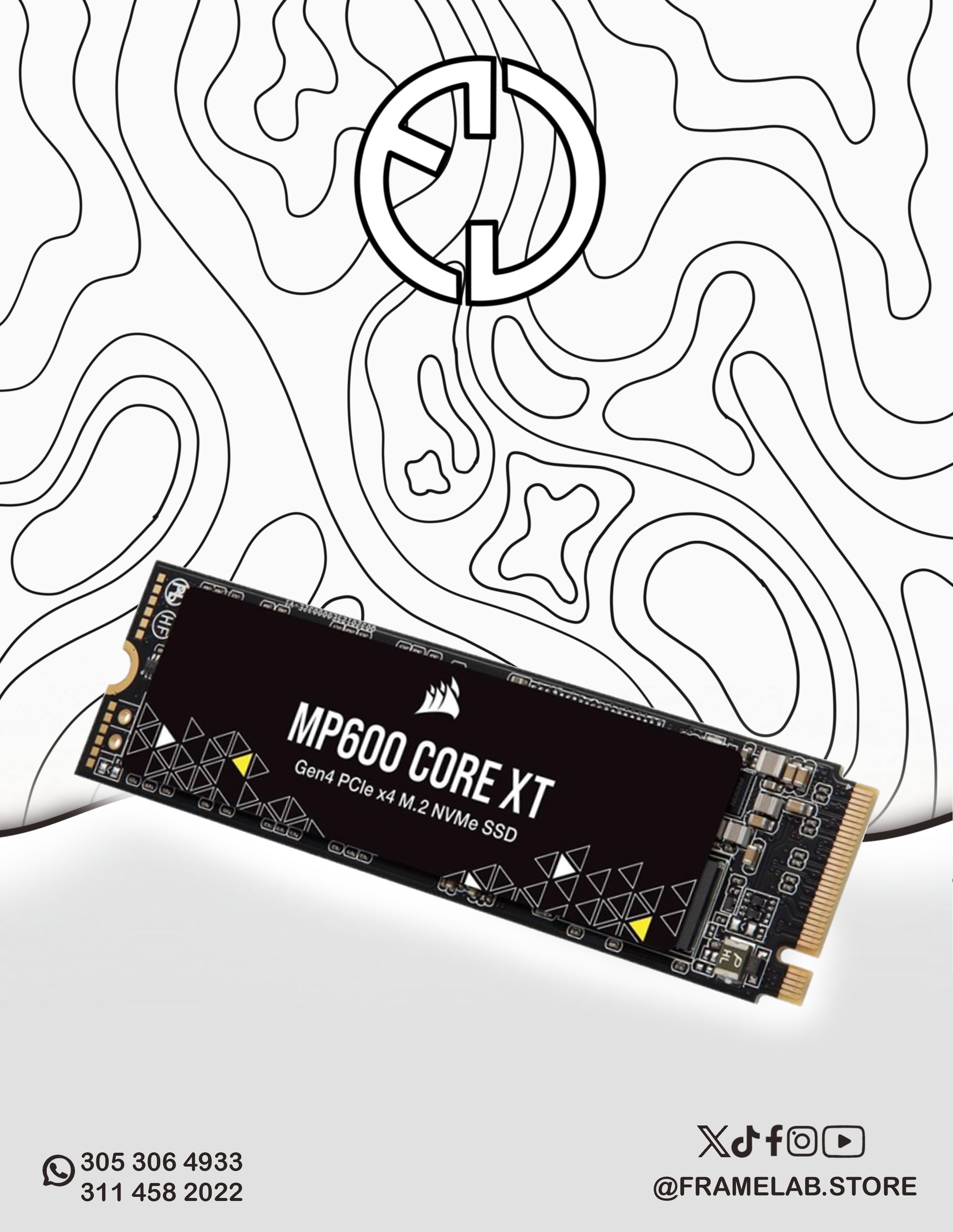 CORSAIR MP600 CORE XT 2TB M.2