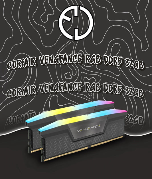 CORSAIR VENGEANCE RGB DDR5 RAM 32 GB (2 x 16 GB)