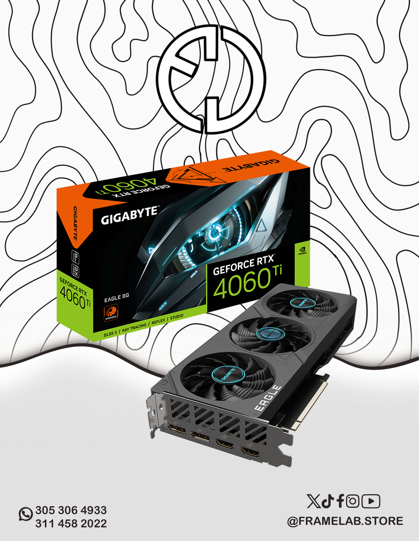 GIGABYTE RTX 4060 Ti EAGLE 8GB