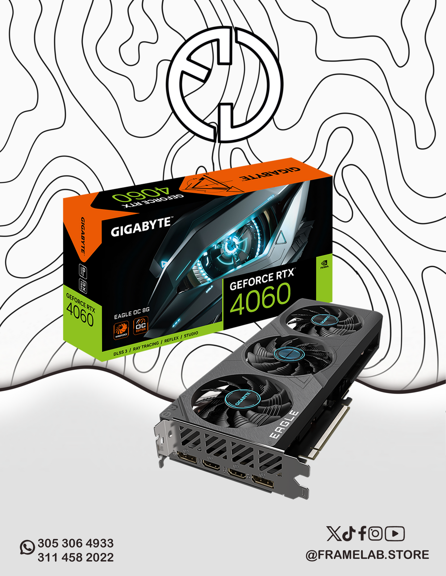 GIGABYTE RTX 4060 EAGLE OC 8GB
