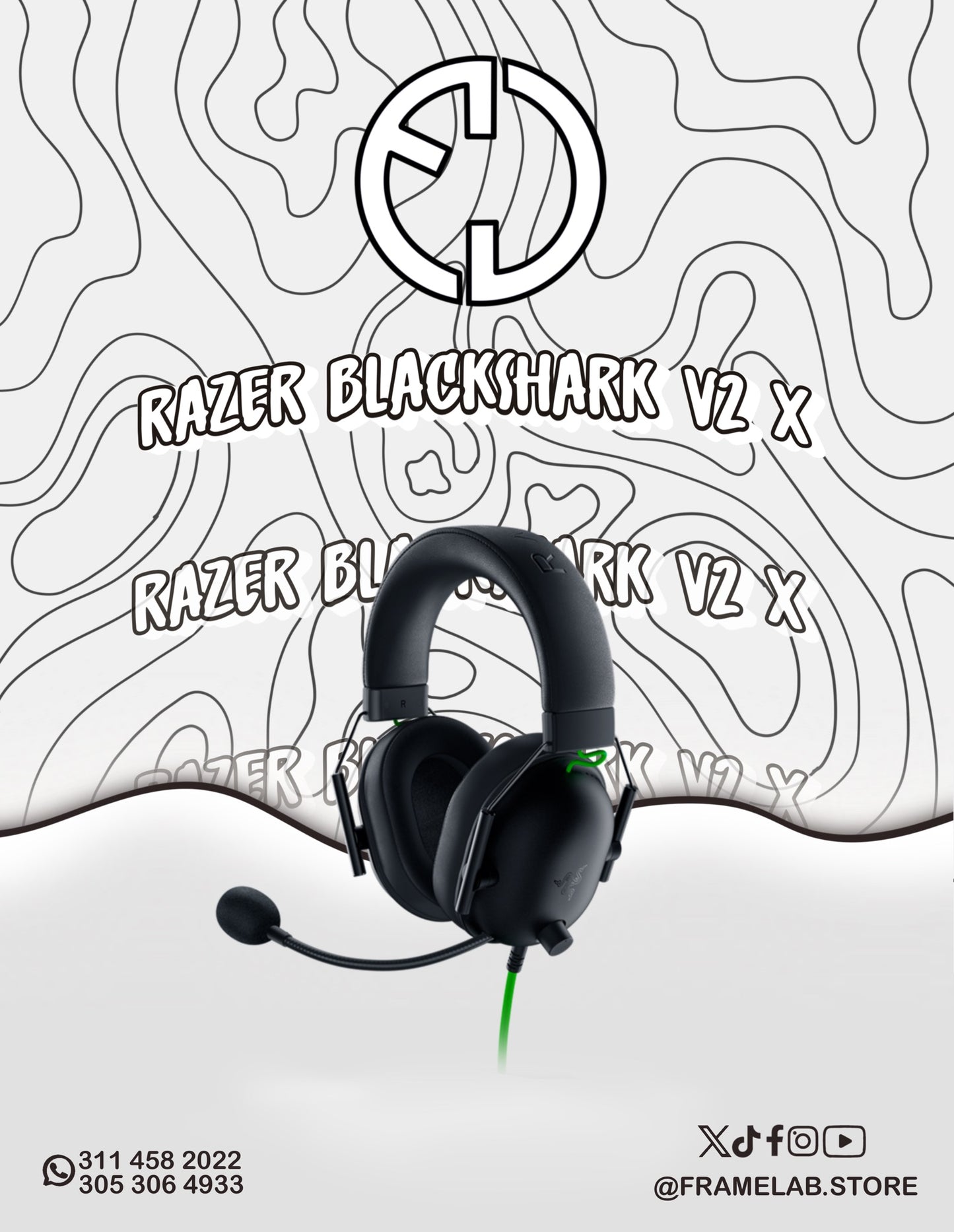 Razer BlackShark V2 X Black