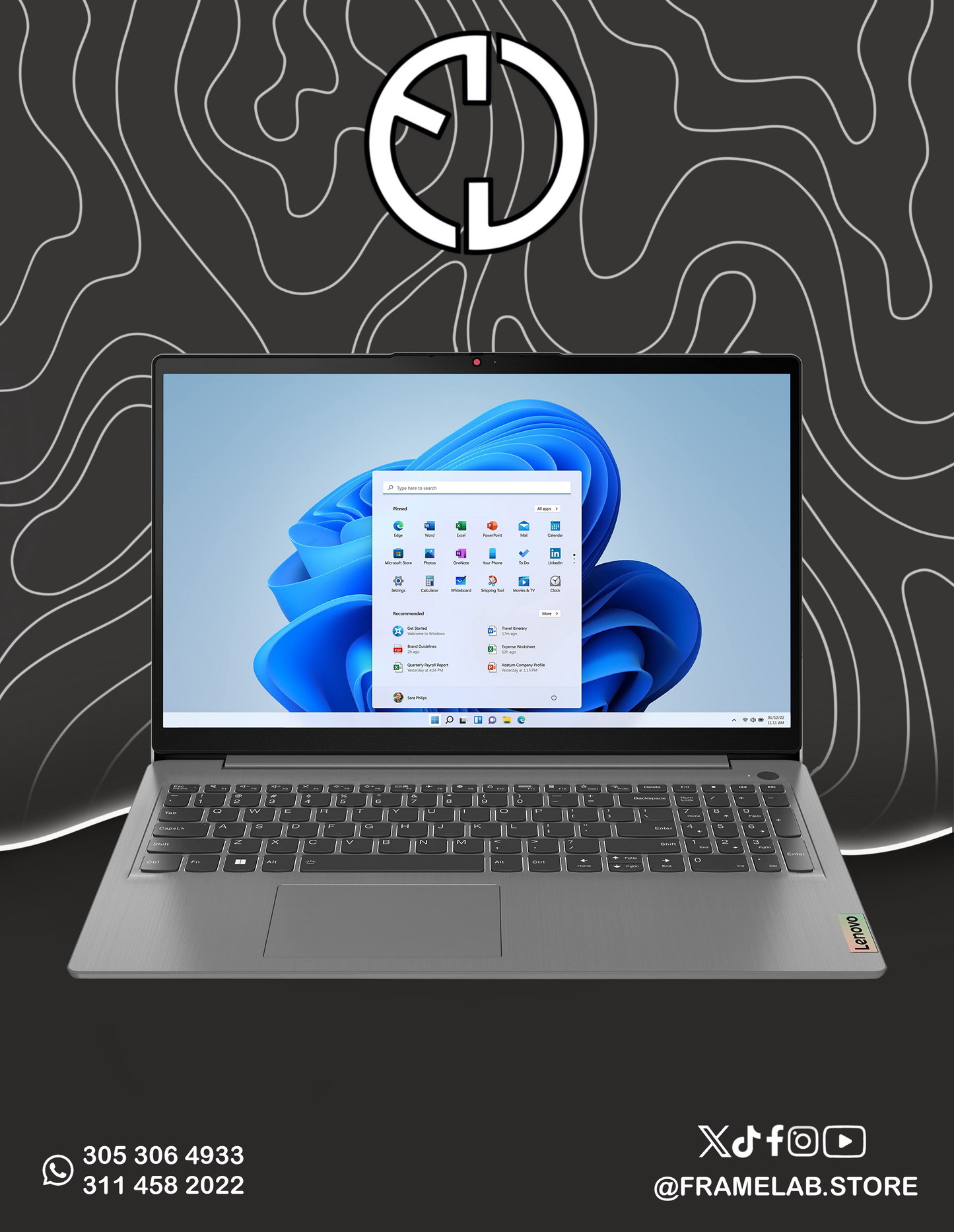 LENOVO 3 15IAN8 - INTEL CORE I3 N305 - 8GB LPDDR5