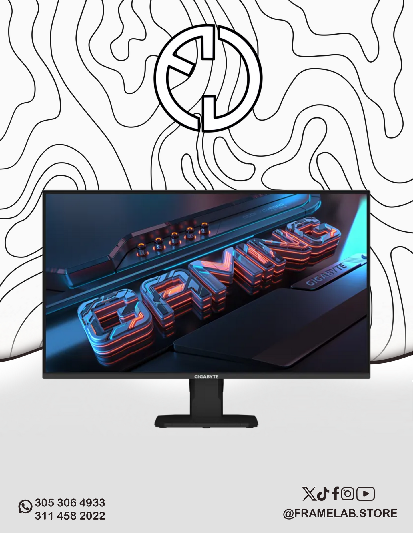 GIGABYTE GS25F2 24,5", FHD, IPS,1 MS, 200 HZ