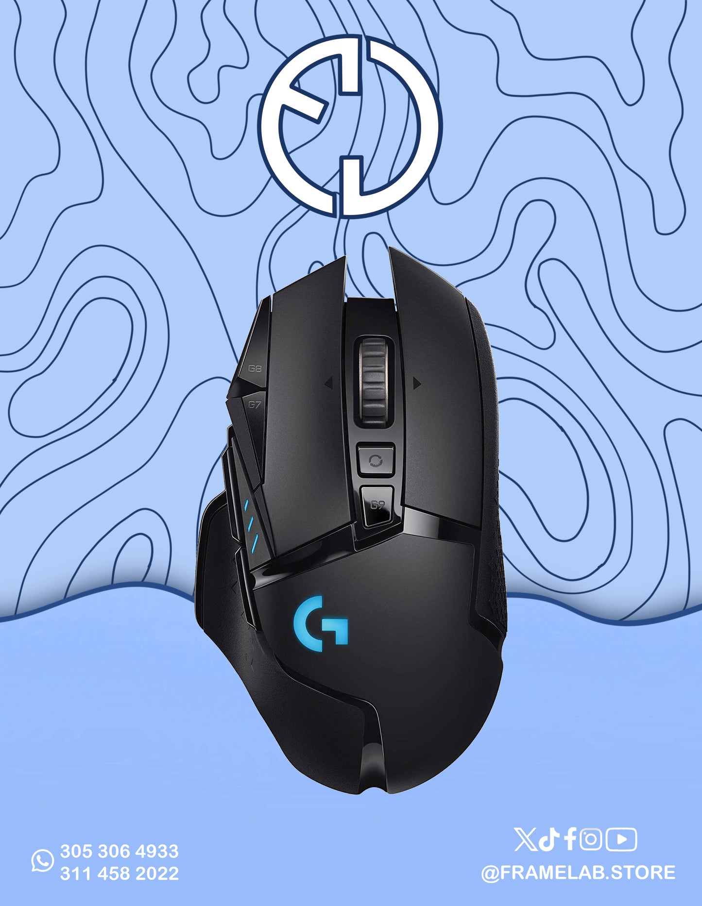 LOGITECH G502 LIGHTSPEED INALAMBRICO