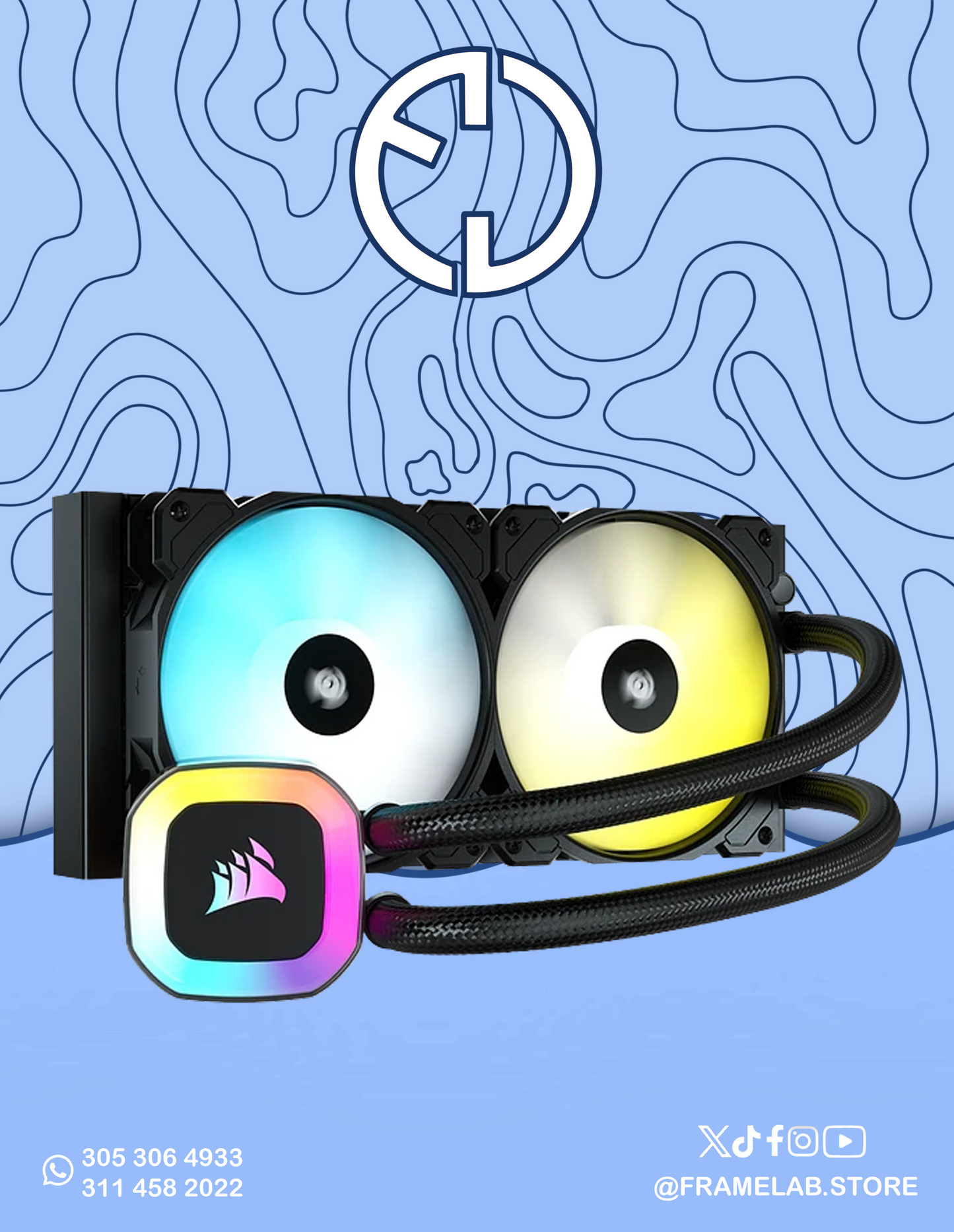 REFRIGERACIÓN LÍQUIDA CORSAIR H100