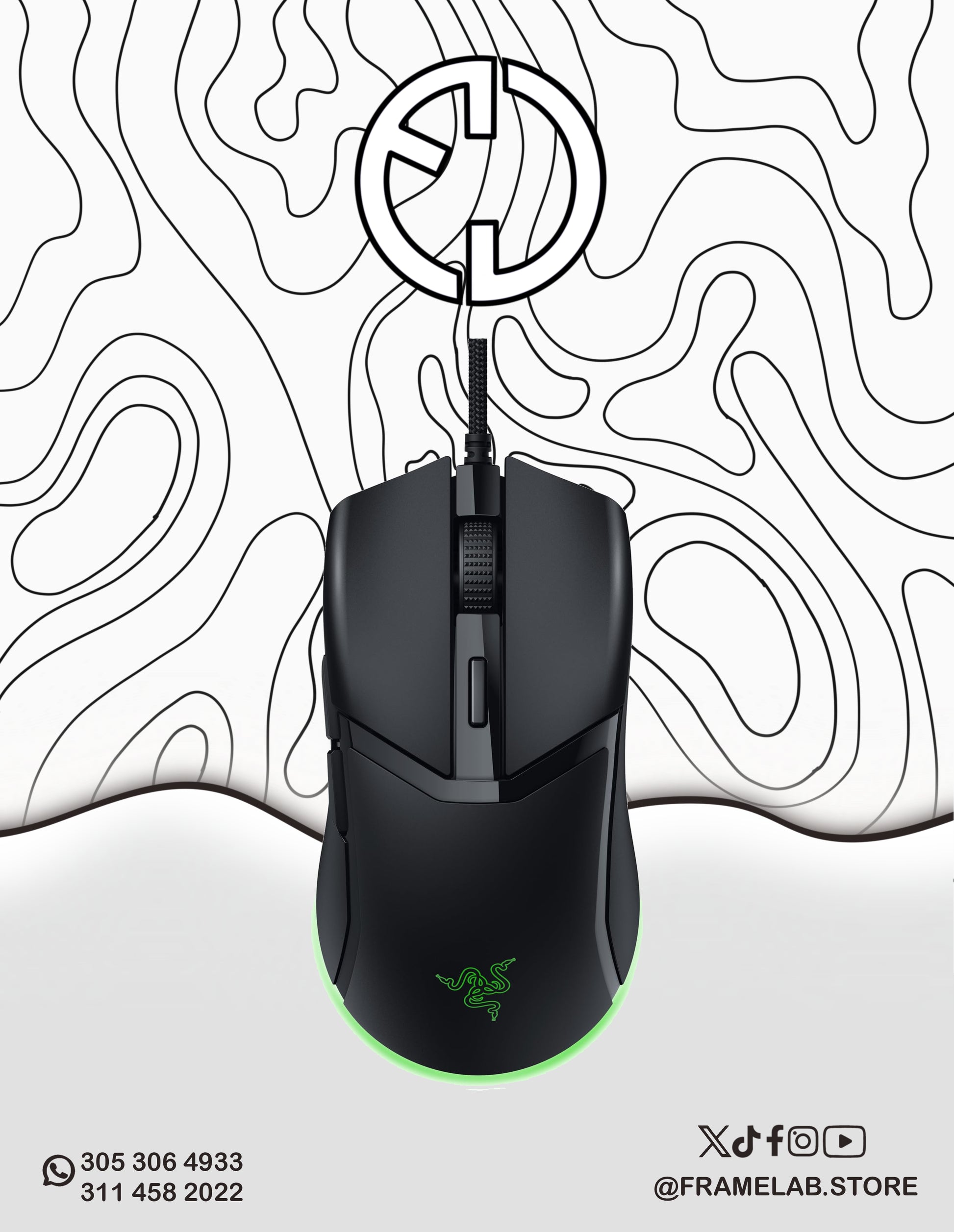 Razer Cobra Lightweight Wired Gaming