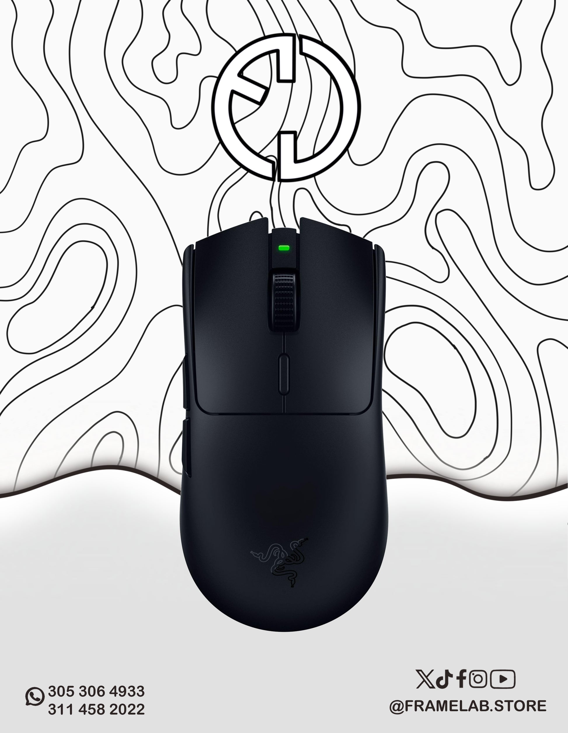 Razer Viper V3 HyperSpeed Wireless Esports Gaming Mouse