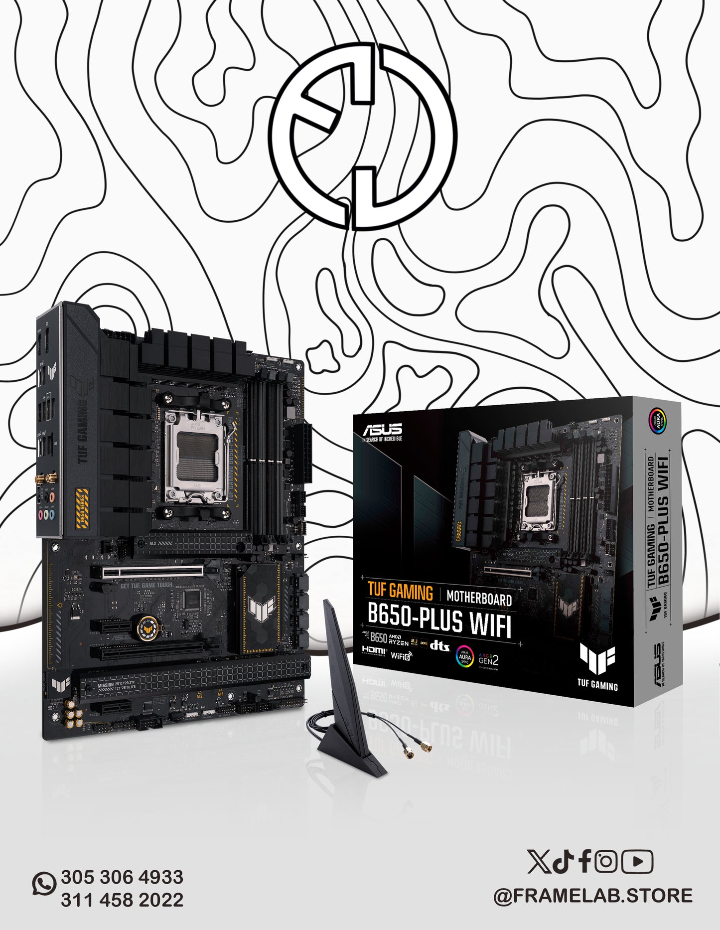 TUF GAMING B−650 PLUS WIFI