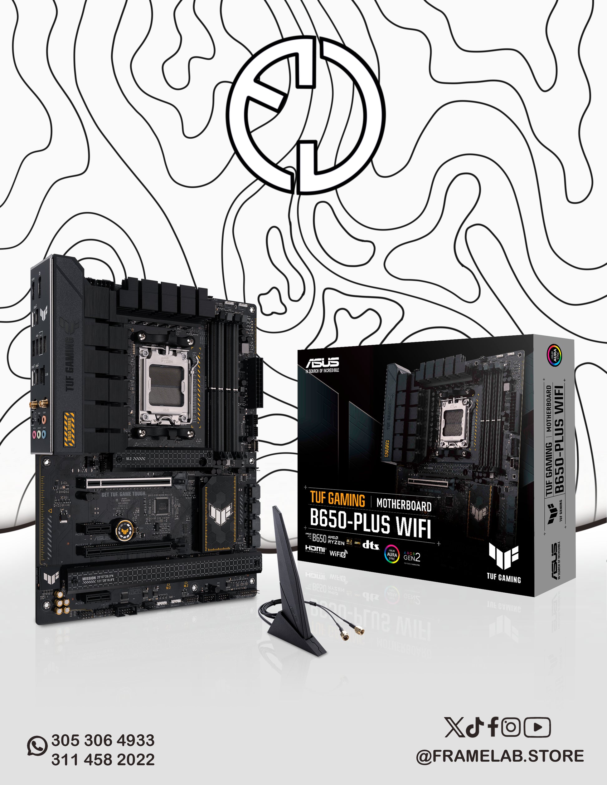 TUF GAMING B−650 PLUS WIFI