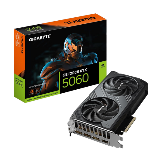 GIGABYTE RTX 5060 WINDFORCE 8GB OC + CHASIS ANTEC VX310 ARGB