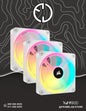 VENTILADOR CORSAIR KIT BLANCO (3 X FAN) ICUE LINK QX120 RGB